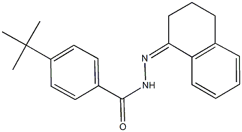 4-tert-butyl-N'-(3,4-dihydro-1(2H)-naphthalenylidene)benzohydrazide 结构式