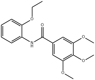 N-(2-ethoxyphenyl)-3,4,5-trimethoxybenzamide 结构式