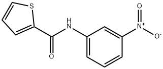 N-{3-nitrophenyl}thiophene-2-carboxamide 结构式