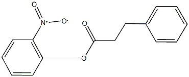 2-nitrophenyl 3-phenylpropanoate 结构式