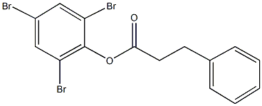 2,4,6-tribromophenyl 3-phenylpropanoate 结构式