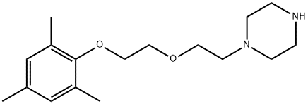 1-{2-[2-(mesityloxy)ethoxy]ethyl}piperazine 结构式