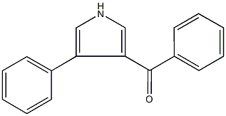 phenyl(4-phenyl-1H-pyrrol-3-yl)methanone 结构式
