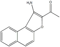 1-(1-aminonaphtho[2,1-b]furan-2-yl)ethanone 结构式