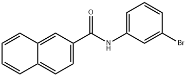 N-(3-bromophenyl)-2-naphthamide 结构式