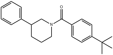 1-(4-tert-butylbenzoyl)-3-phenylpiperidine 结构式