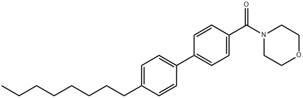 4-[(4'-octyl[1,1'-biphenyl]-4-yl)carbonyl]morpholine 结构式