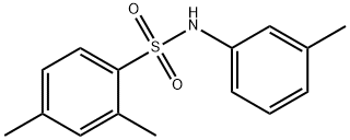 2,4-dimethyl-N-(3-methylphenyl)benzenesulfonamide 结构式