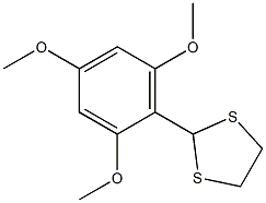 2-(2,4,6-trimethoxyphenyl)-1,3-dithiolane 结构式