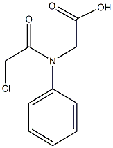 [(chloroacetyl)anilino]acetic acid 结构式