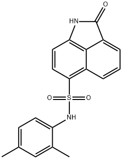 N-(2,4-dimethylphenyl)-2-oxo-1,2-dihydrobenzo[cd]indole-6-sulfonamide 结构式