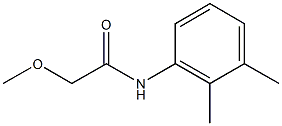 N-(2,3-dimethylphenyl)-2-methoxyacetamide 结构式