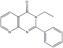 3-ethyl-2-phenylpyrido[2,3-d]pyrimidin-4(3H)-one 结构式