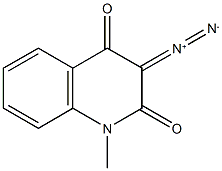 3-diazo-1-methyl-2,4(1H,3H)-quinolinedione 结构式