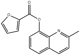 2-methyl-8-quinolinyl 2-furoate 结构式