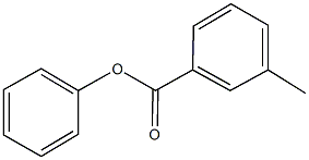 phenyl 3-methylbenzoate 结构式