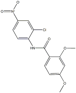 N-{2-chloro-4-nitrophenyl}-2,4-dimethoxybenzamide 结构式