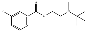 2-[tert-butyl(methyl)amino]ethyl 3-bromobenzoate 结构式