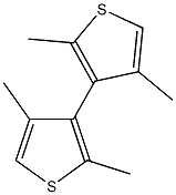 2,2',4,4'-tetramethyl-3,3'-bithiophene 结构式