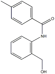 N-[2-(hydroxymethyl)phenyl]-4-methylbenzamide 结构式