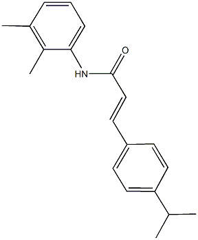 N-(2,3-dimethylphenyl)-3-(4-isopropylphenyl)acrylamide 结构式