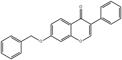 7-(benzyloxy)-3-phenyl-4H-chromen-4-one 结构式