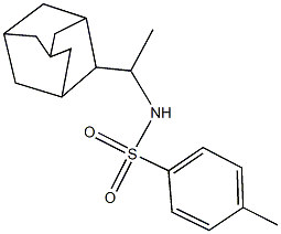 N-[1-(2-adamantyl)ethyl]-4-methylbenzenesulfonamide 结构式