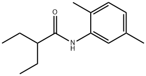 N-(2,5-dimethylphenyl)-2-ethylbutanamide 结构式