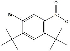 1-bromo-2,4-ditert-butyl-5-nitrobenzene 结构式