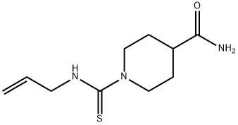 1-[(allylamino)carbothioyl]-4-piperidinecarboxamide 结构式