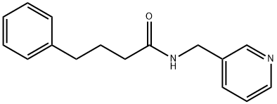 4-phenyl-N-(3-pyridinylmethyl)butanamide 结构式