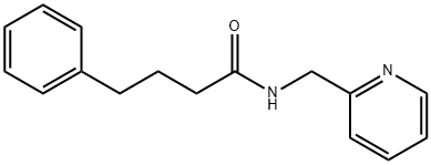 4-phenyl-N-(2-pyridinylmethyl)butanamide 结构式