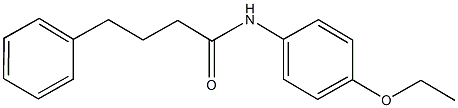 N-(4-ethoxyphenyl)-4-phenylbutanamide 结构式