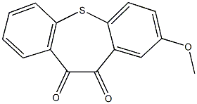 2-methoxydibenzo[b,f]thiepine-10,11-dione 结构式