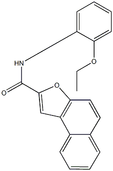 N-(2-ethoxyphenyl)naphtho[2,1-b]furan-2-carboxamide 结构式