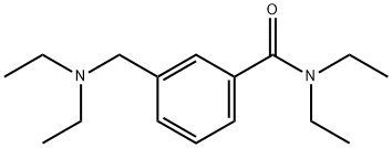 3-[(diethylamino)methyl]-N,N-diethylbenzamide 结构式