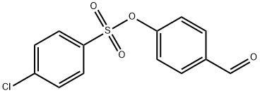 4-formylphenyl 4-chlorobenzenesulfonate 结构式