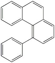4-phenylphenanthrene 结构式