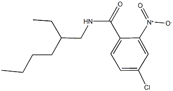 4-chloro-N-(2-ethylhexyl)-2-nitrobenzamide 结构式