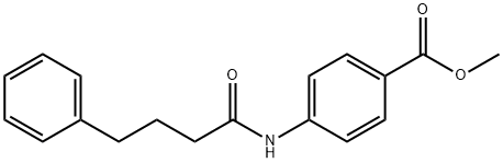 methyl 4-[(4-phenylbutanoyl)amino]benzoate 结构式