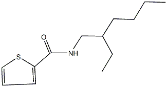 N-(2-ethylhexyl)-2-thiophenecarboxamide 结构式