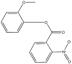 2-methoxyphenyl 2-nitrobenzoate 结构式