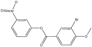 3-nitrophenyl 3-bromo-4-methoxybenzoate 结构式