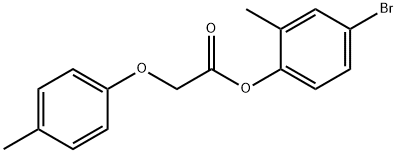 4-bromo-2-methylphenyl (4-methylphenoxy)acetate 结构式