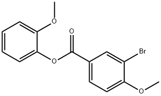 2-methoxyphenyl 3-bromo-4-methoxybenzoate 结构式