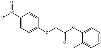 2-methylphenyl {4-nitrophenoxy}acetate 结构式