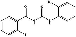 N-(3-hydroxypyridin-2-yl)-N'-(2-iodobenzoyl)thiourea 结构式