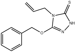 4-allyl-5-(benzyloxy)-4H-1,2,4-triazole-3-thiol 结构式