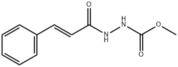 methyl 2-cinnamoylhydrazinecarboxylate 结构式