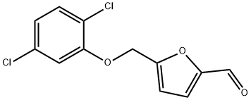 5-(2,5-二氯苯氧基甲基)呋喃-2-甲醛 结构式
